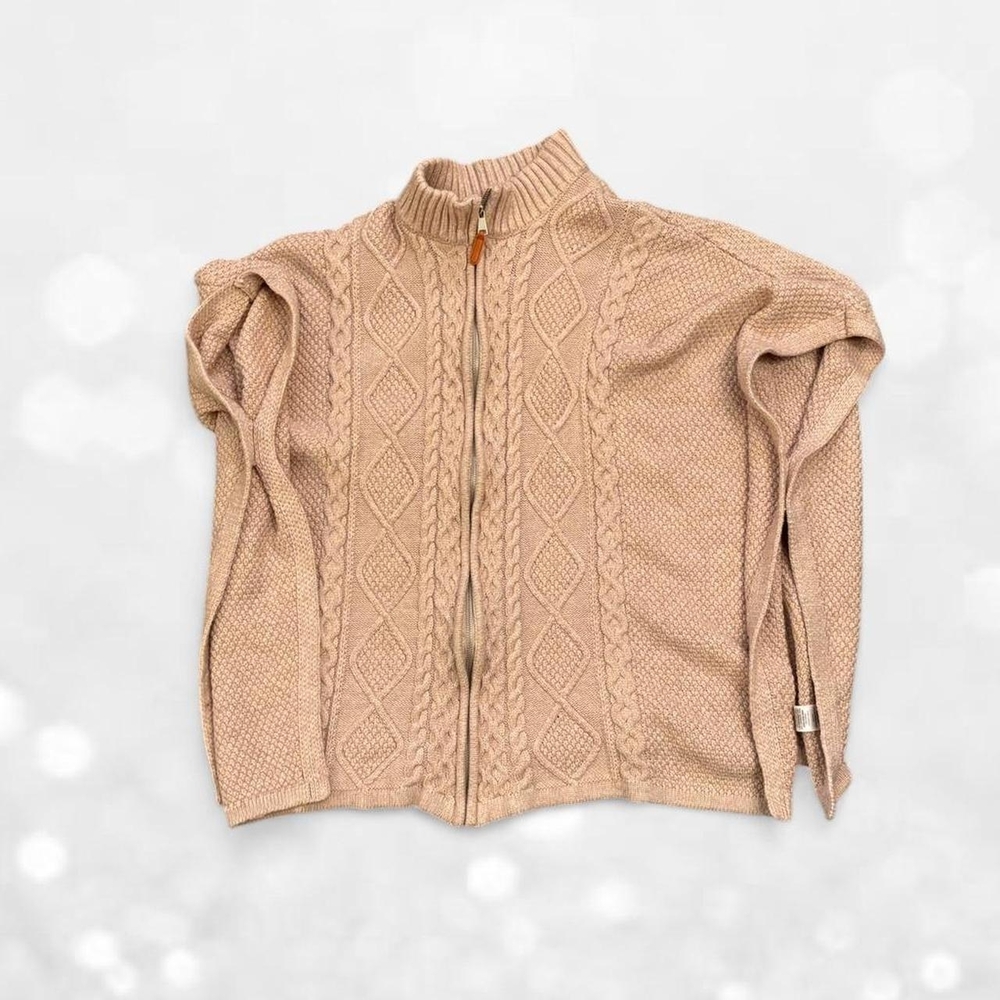 Cupcakes And Cashmere Knit Zip-Up Sweater